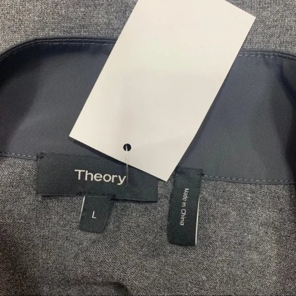 Theory Bellvil Pique Fine Full Zip Jacket - Picture 6 of 7